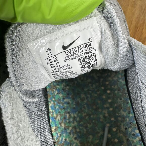 Nike Air Vapormax Flyknit 2023 Shoes Mens Size 11 Gray Black Running DV1678-004 - Picture 8 of 8